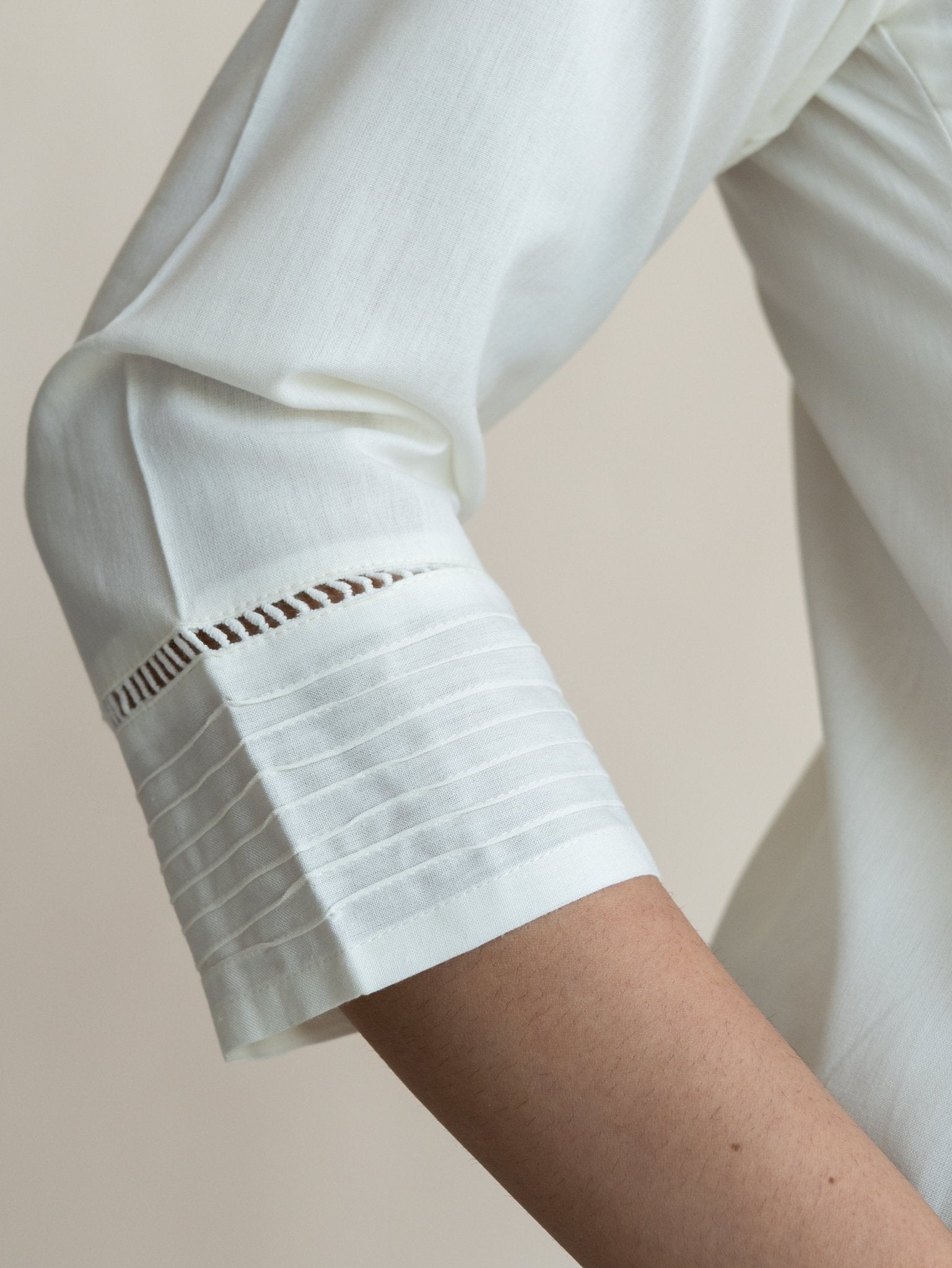 Malha Cotton Embroidered A - Line Kurta - AINA