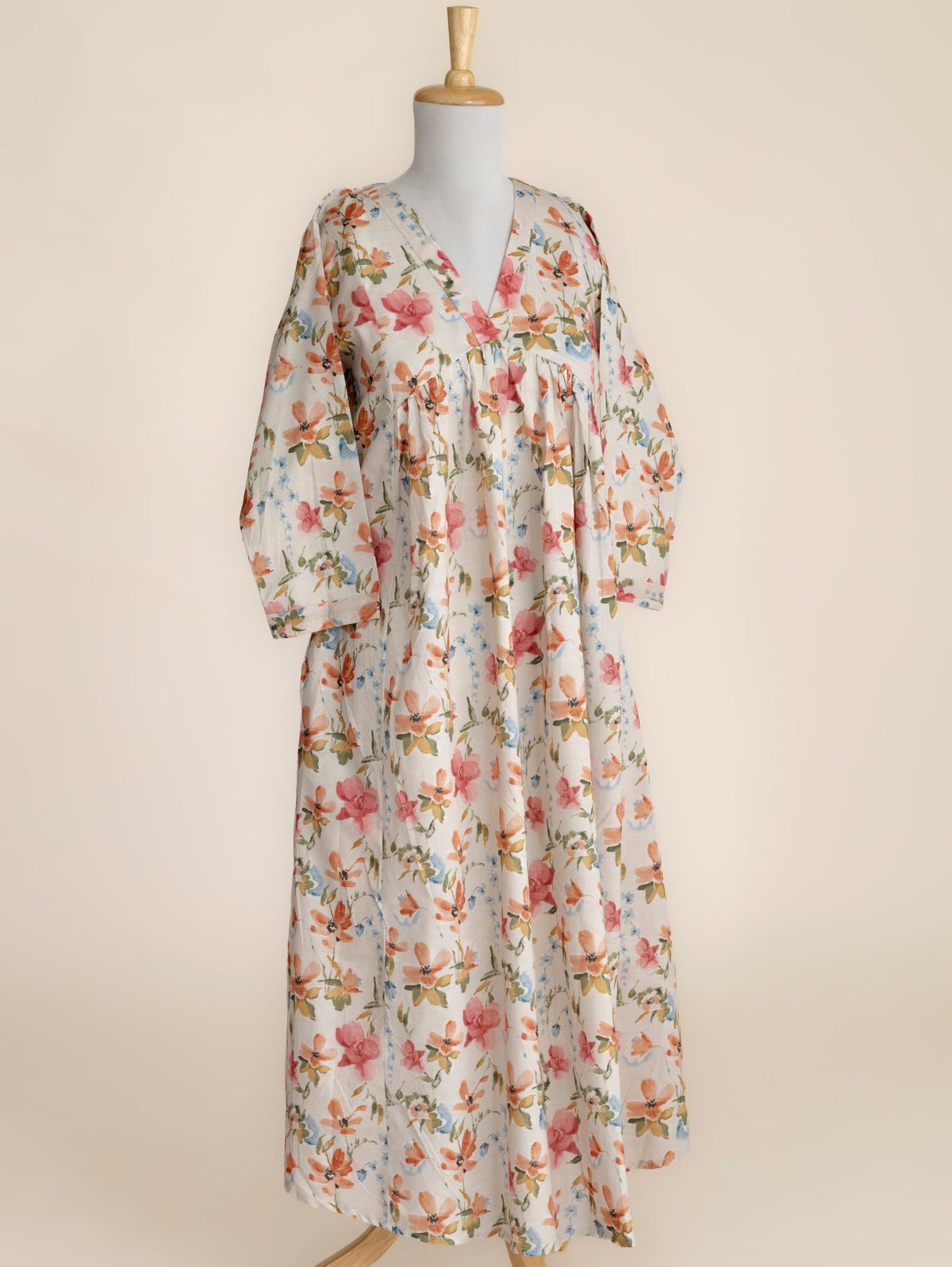 Mehveen Cotton Digital Printed A-Line Kurta - AINA