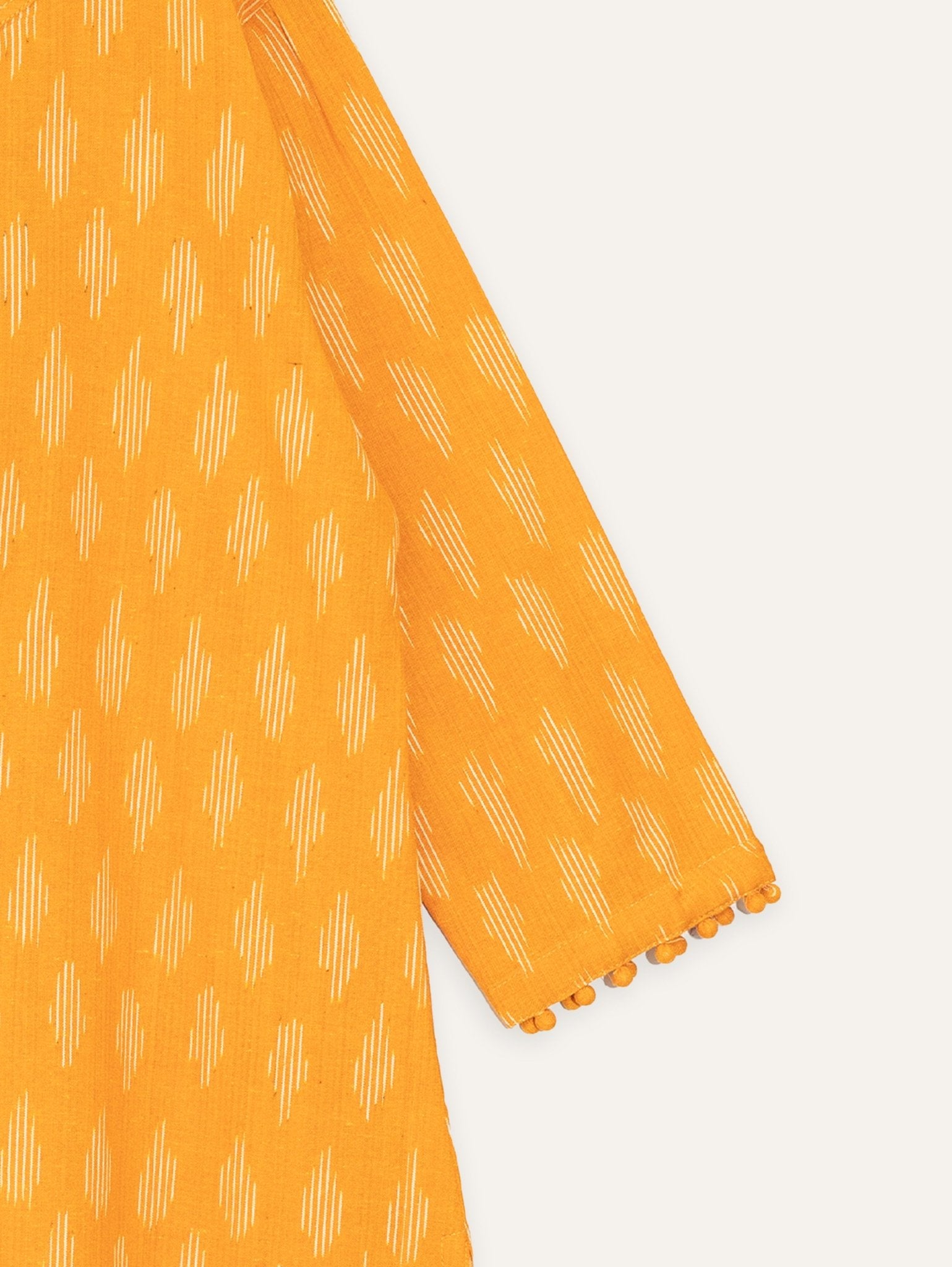 Mita Cotton Dobby Straight Kurta - AINA