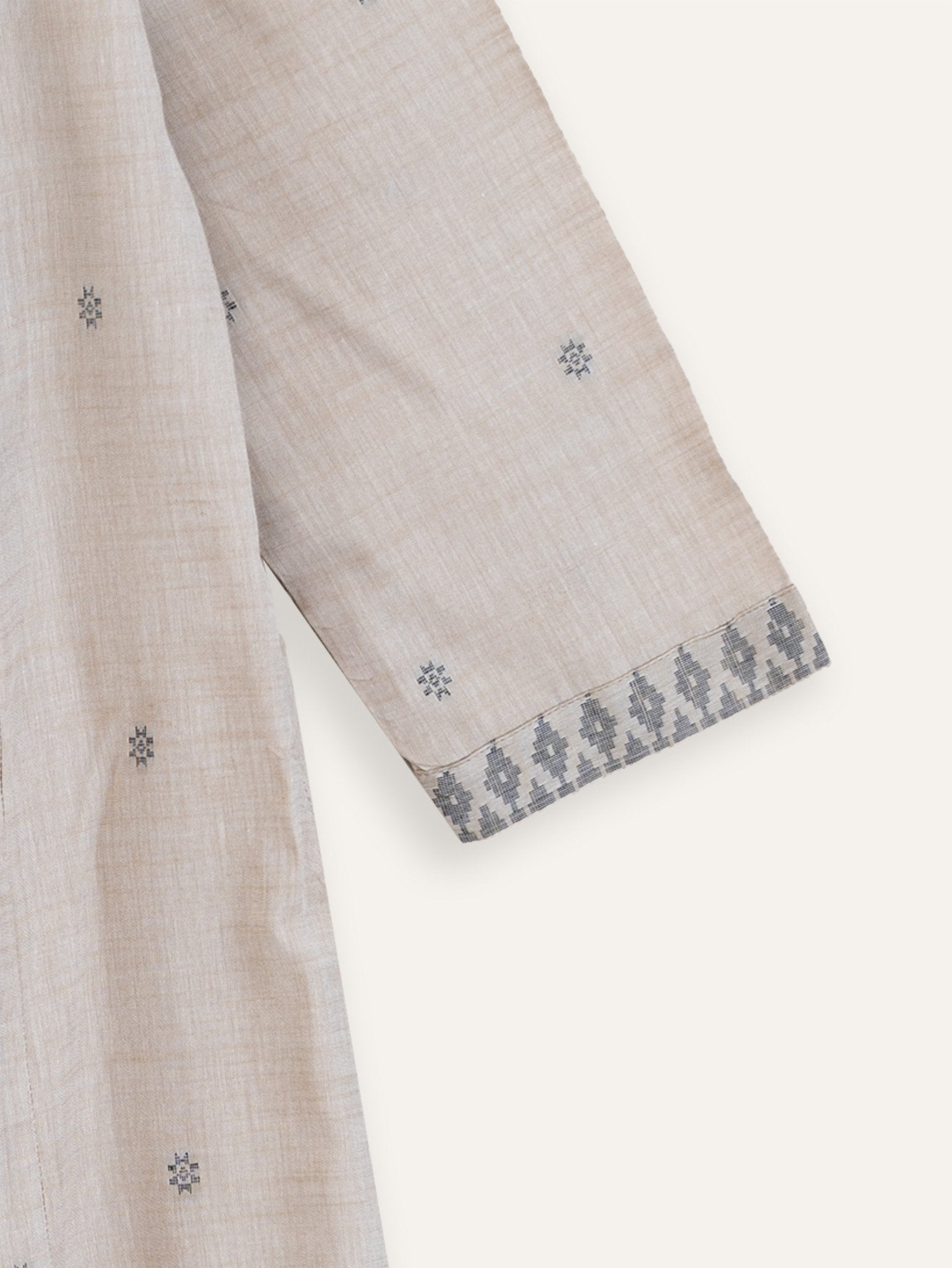 Nadha Cotton Jamdani A - Line Kurta - AINA