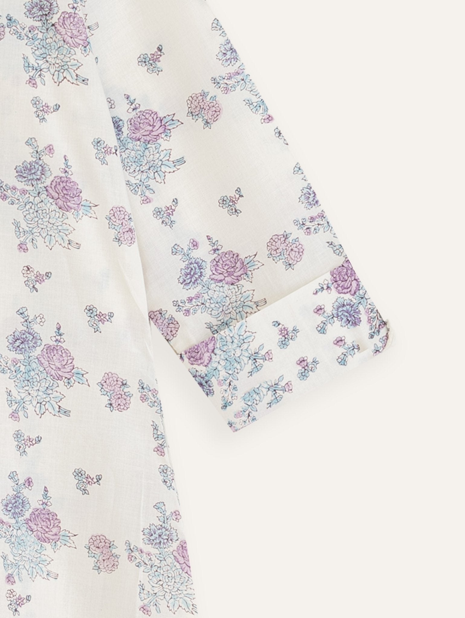 Niti Cotton Block Printed A - Line Kurta - AINA