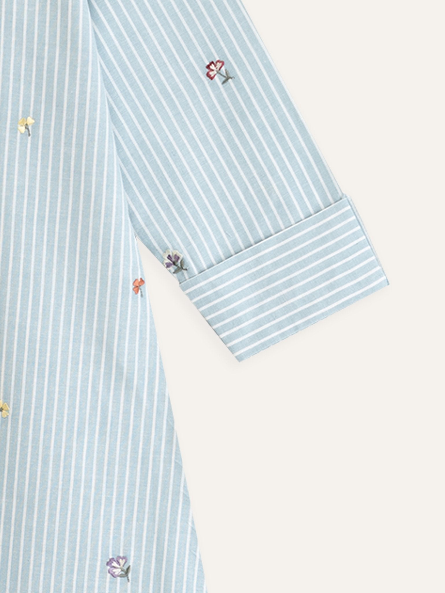 Payal Cotton Handloom Embroidered A - Line Kurta - AINA