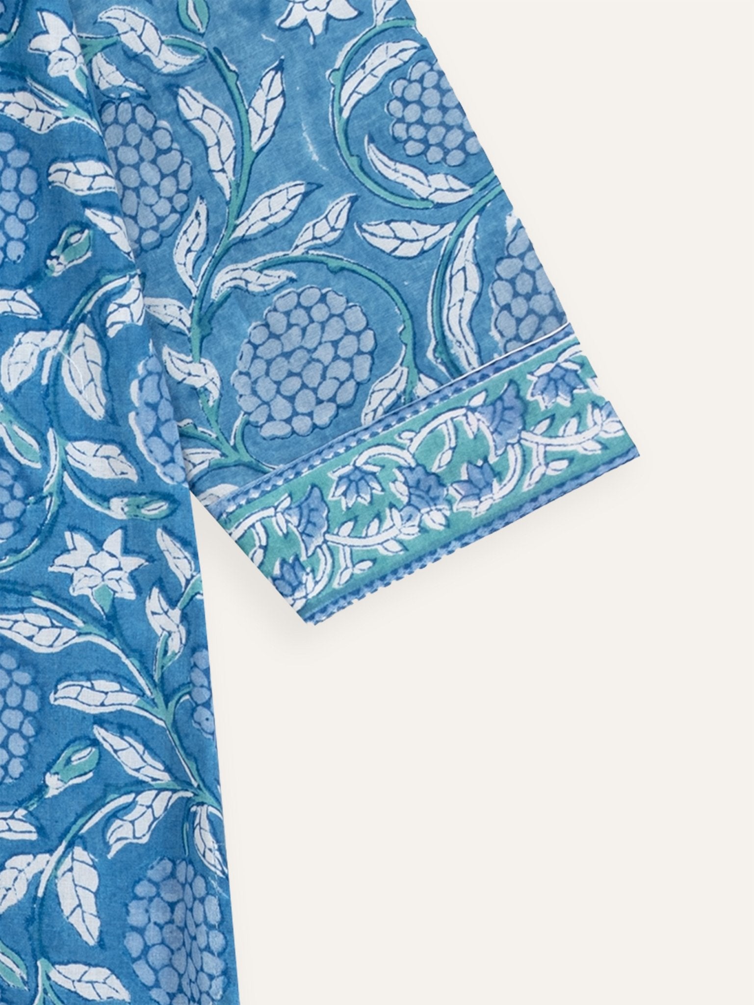 Raahi Cotton Block Printed Straight Kurta - AINA