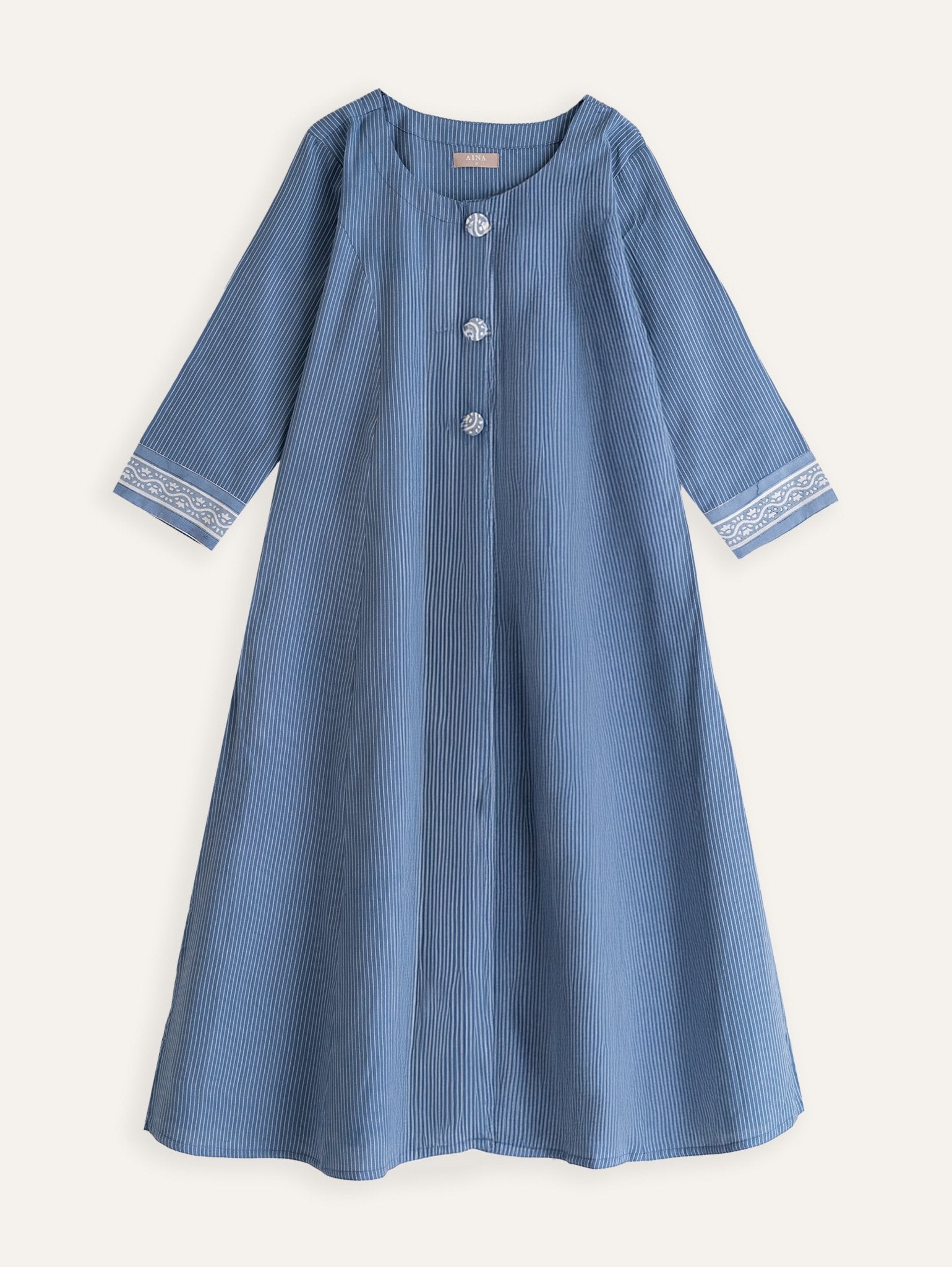 Rabia Cotton Handloom A - Line Kurta - AINA