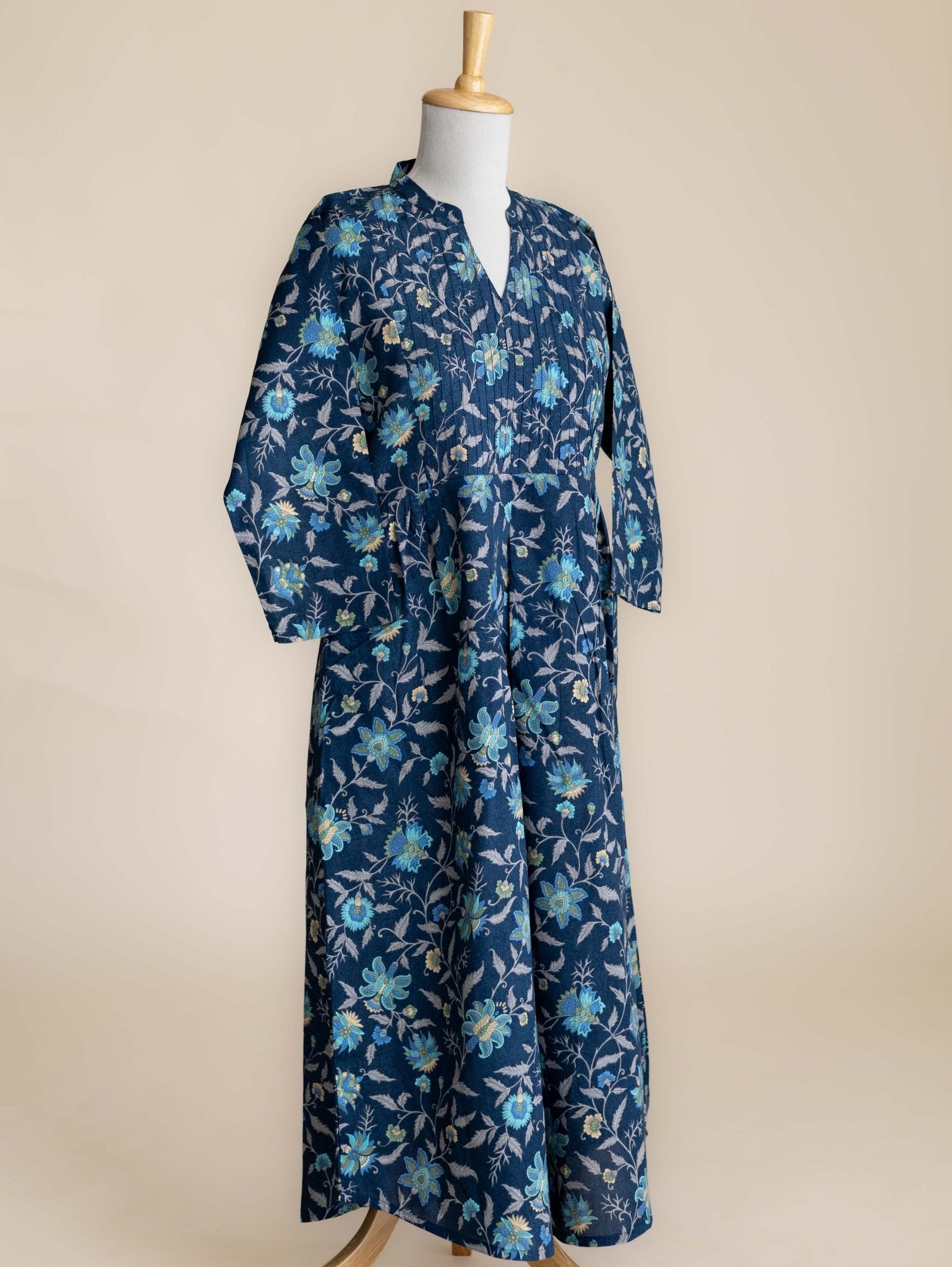 Rahima Cotton Printed A-Line Kurta - AINA