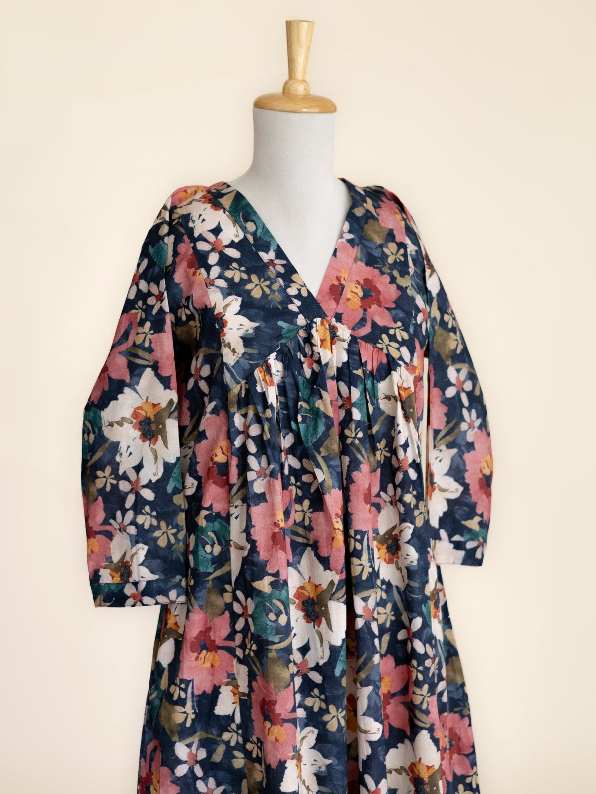 Rameesa Cotton Digital Printed A-Line Kurta - AINA