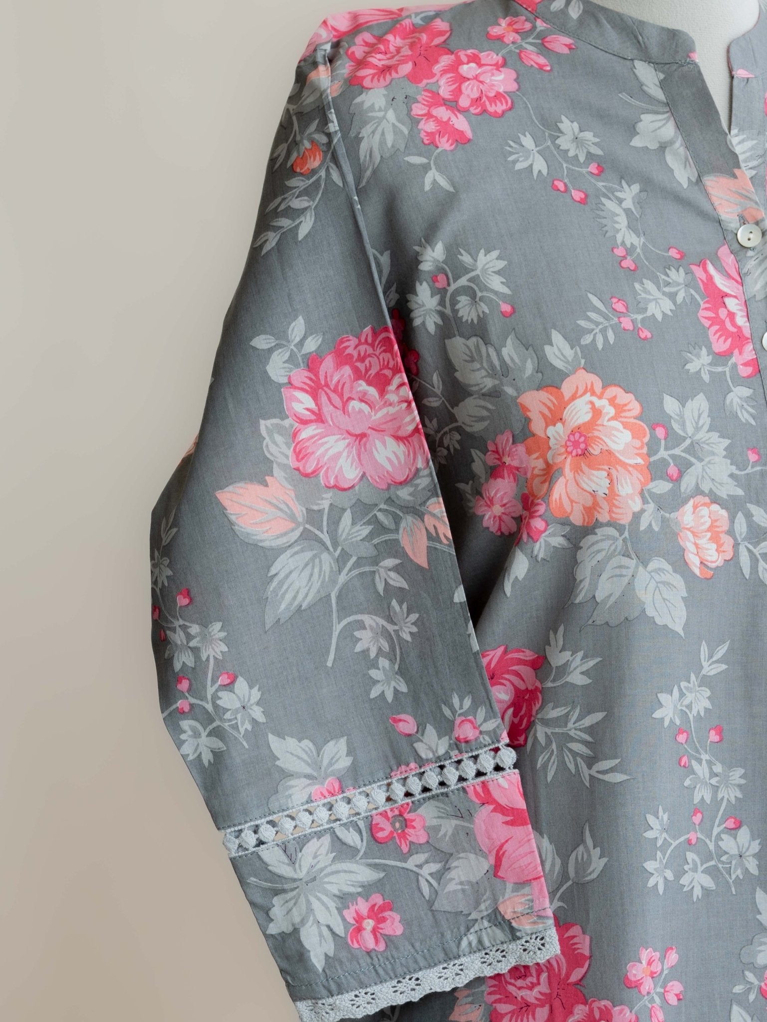 Revathi Cotton Digital Printed Straight Kurta - AINA
