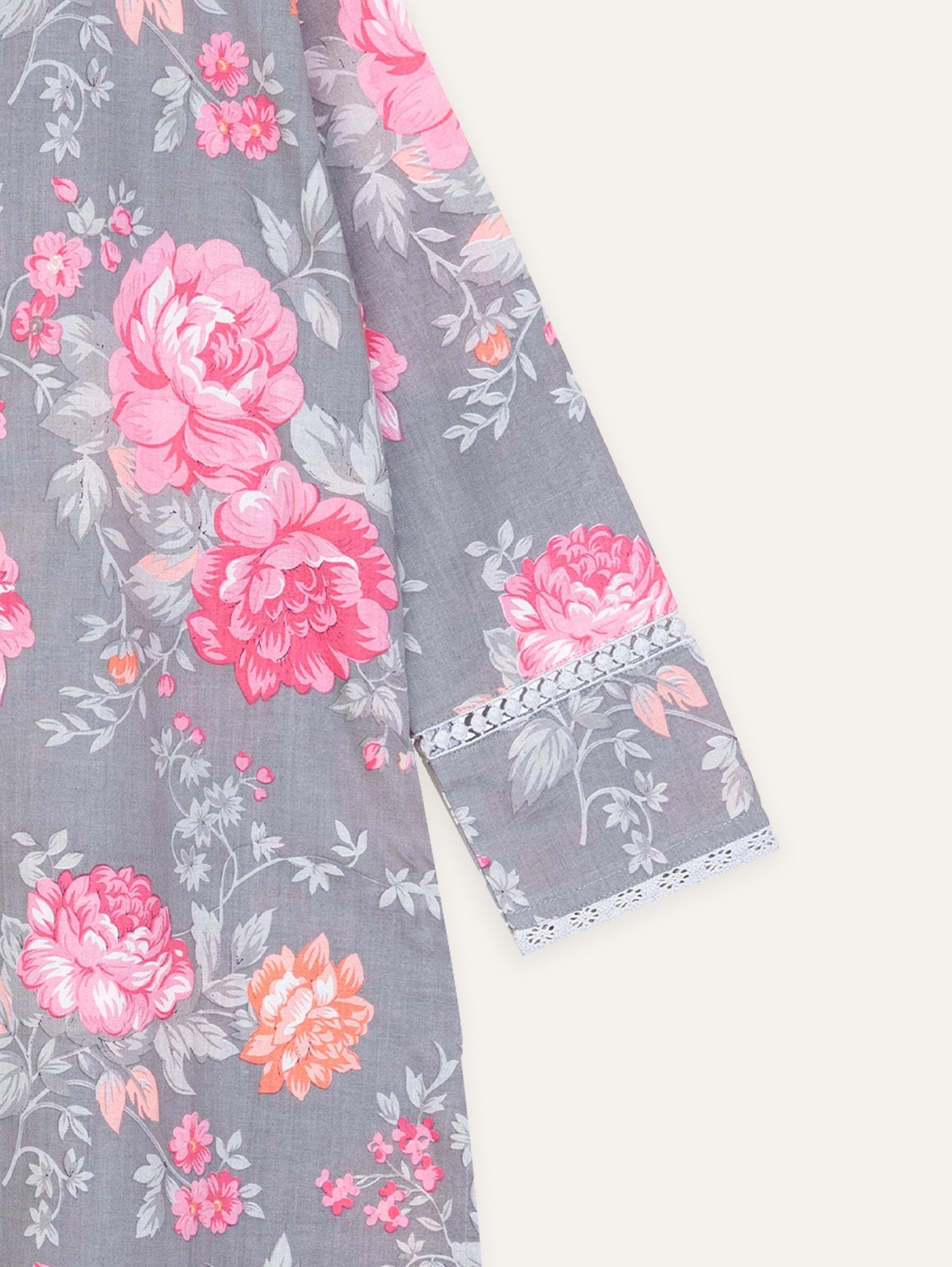Revathi Cotton Digital Printed Straight Kurta - AINA