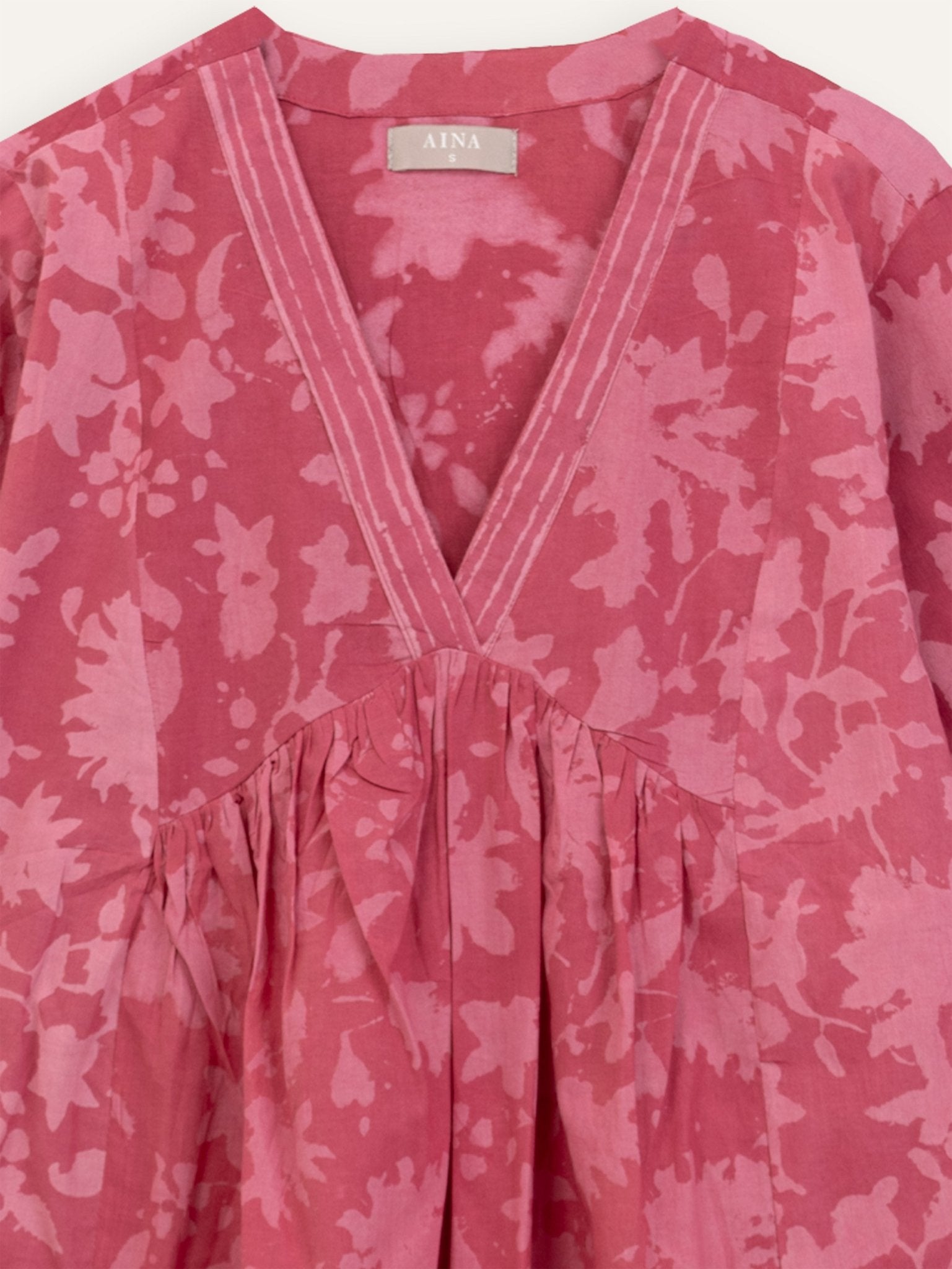 Ritulya Cotton Block Printed A - Line Kurta - AINA