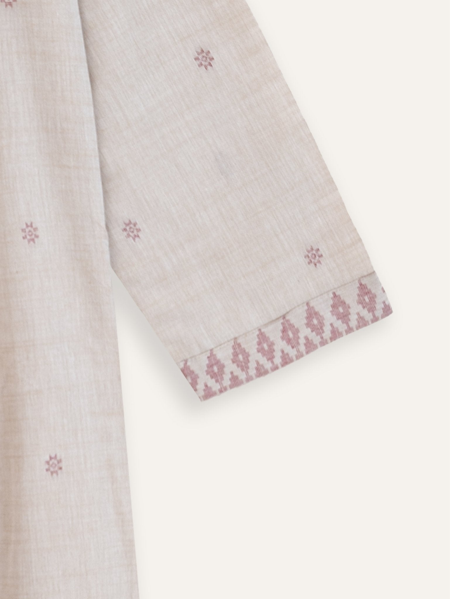 Sameeha Cotton Jamdani A - Line Kurta - AINA