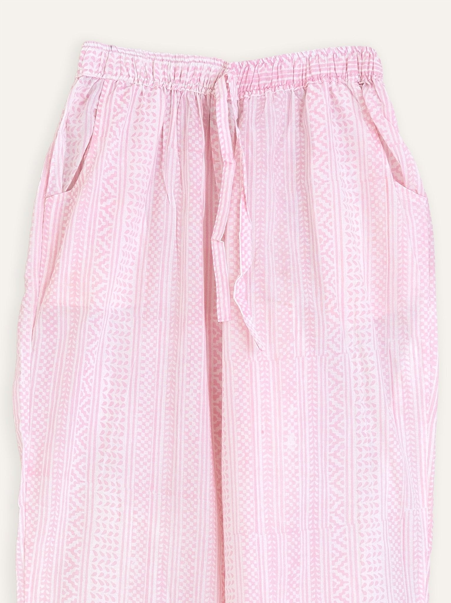 Shailen Cotton Block Printed Palazzo - AINA