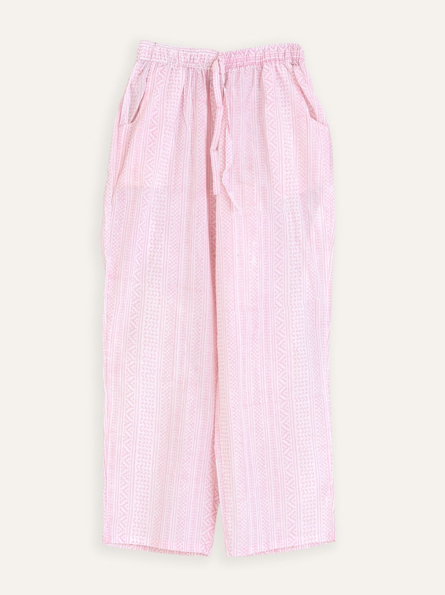 Shailen Cotton Block Printed Palazzo - AINA