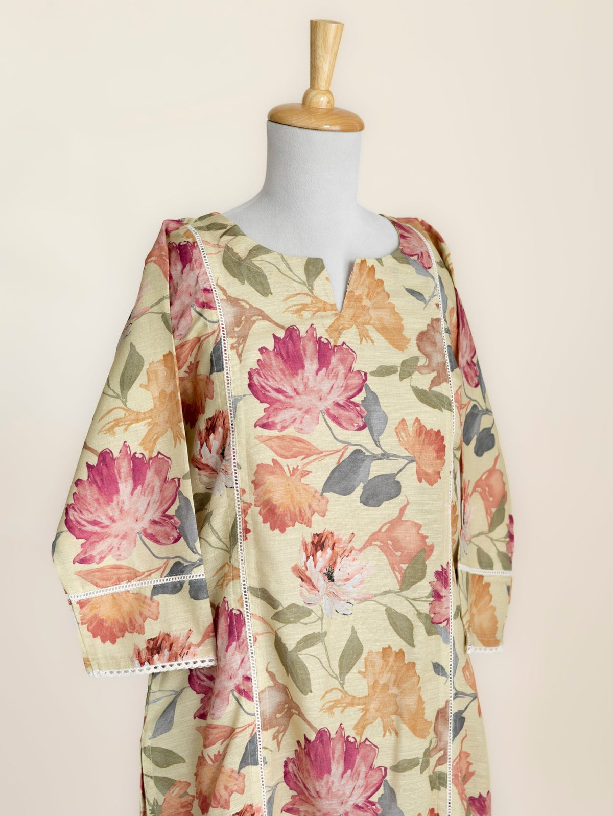 Shanaya Cotton Digital Printed Straight Kurta - AINA