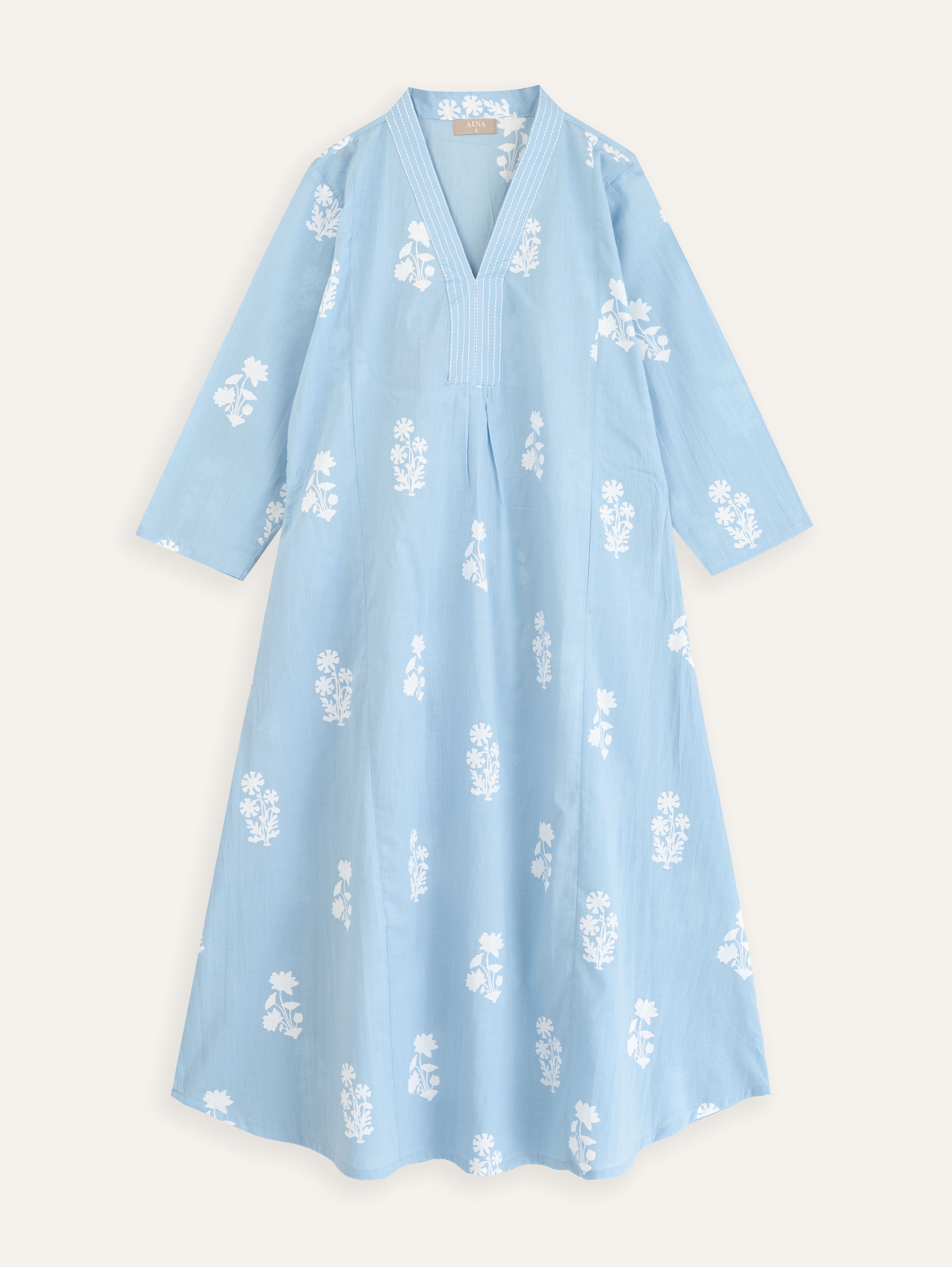 Jiya Cotton Block Printed A Line Kurta