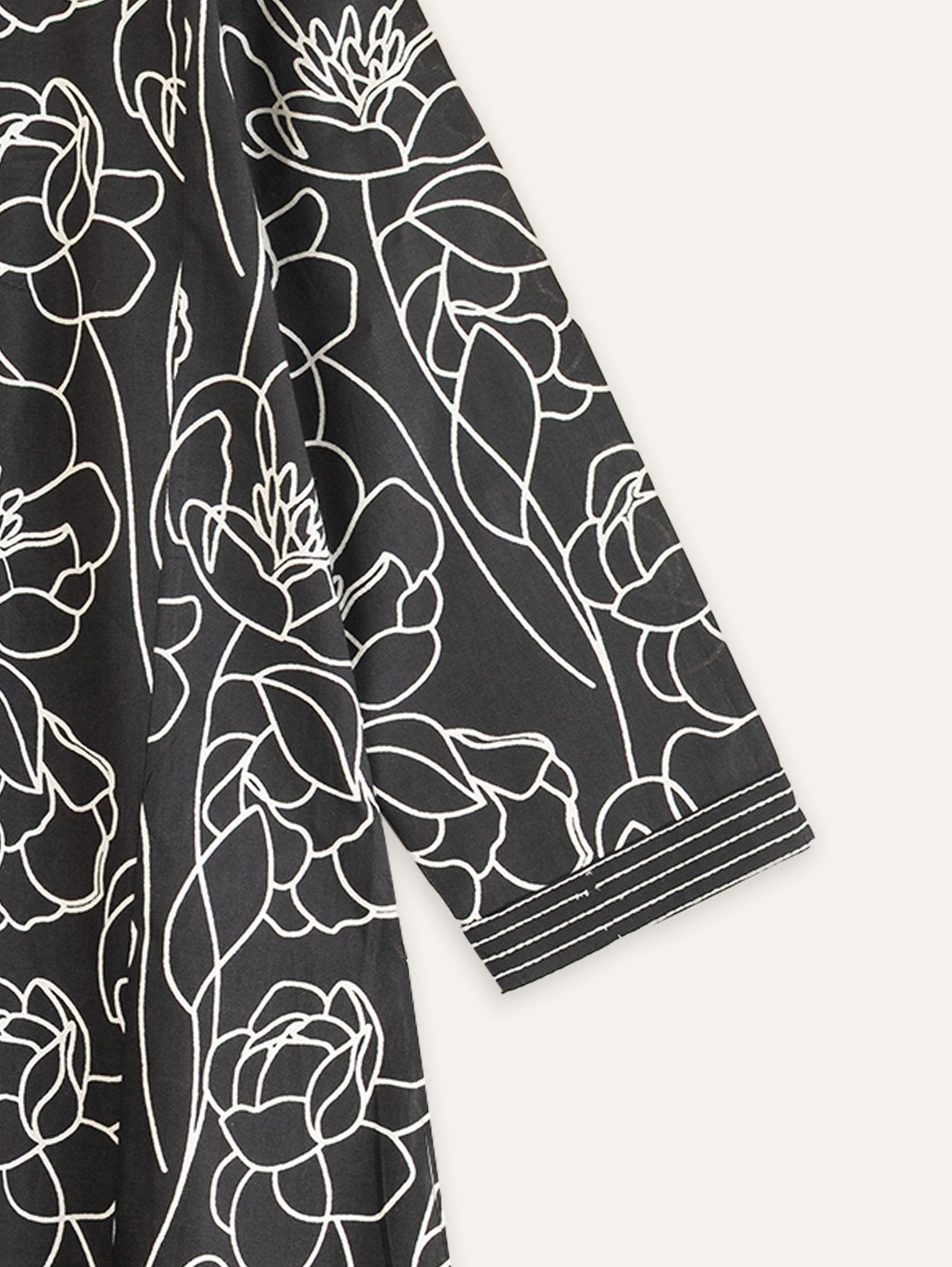 Swasti Cotton Printed A - Line Kurta - AINA