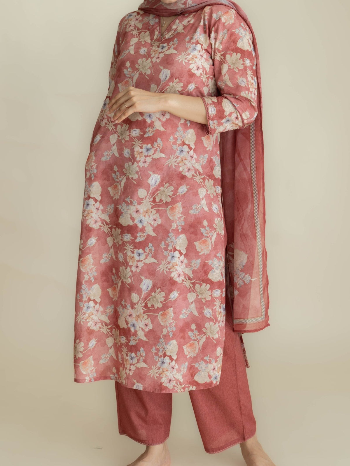 Tapsi Cotton Digital Printed Straight Suit Set - AINA