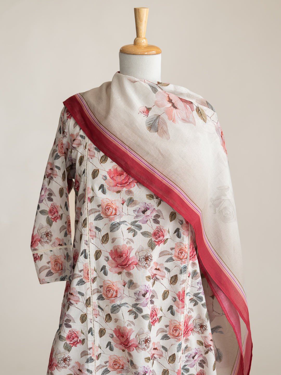 Tarika Cotton Digital Printed Straight Suit Set - AINA