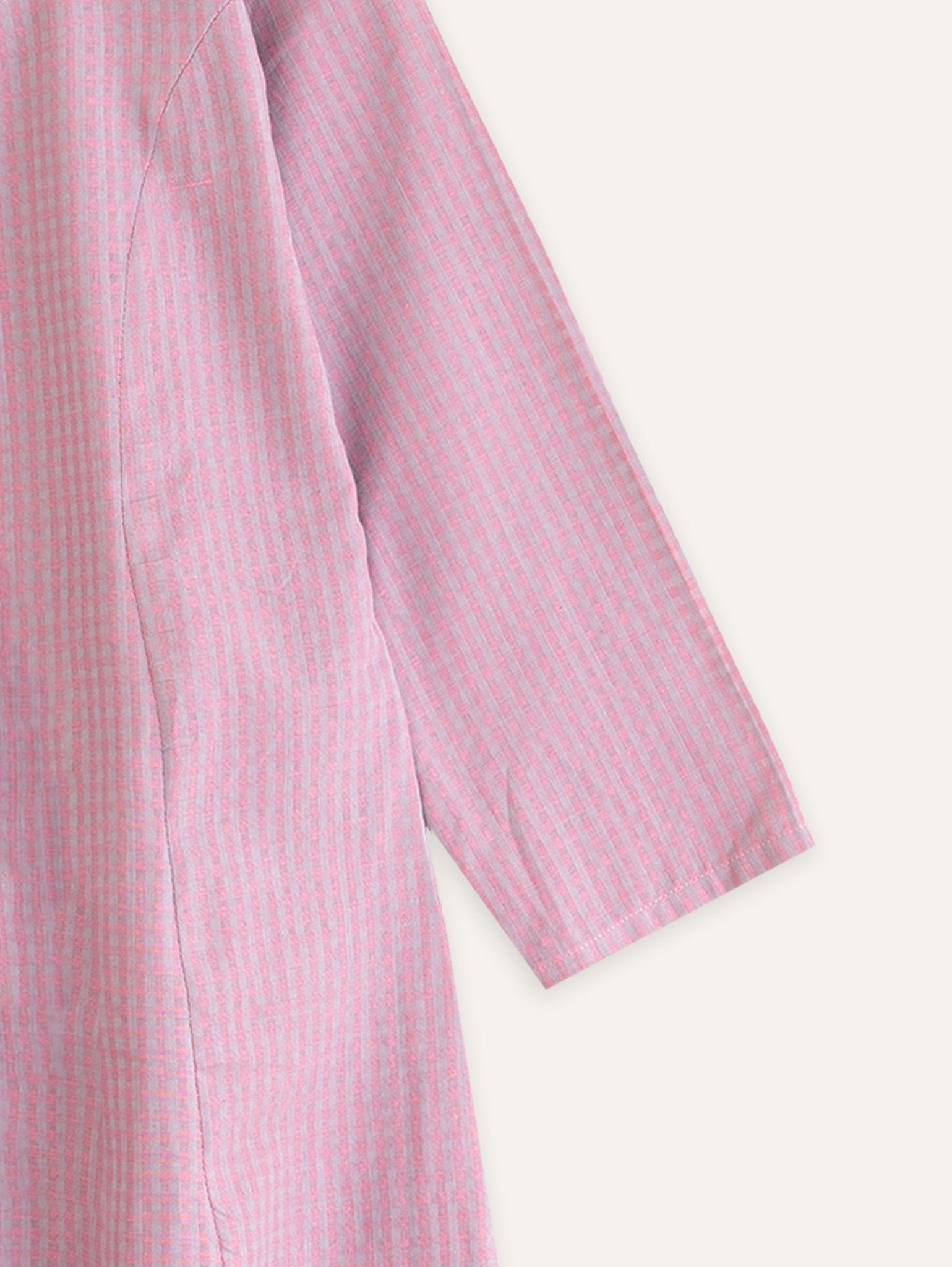Twinkle Cotton Handloom A - Line Kurta - AINA