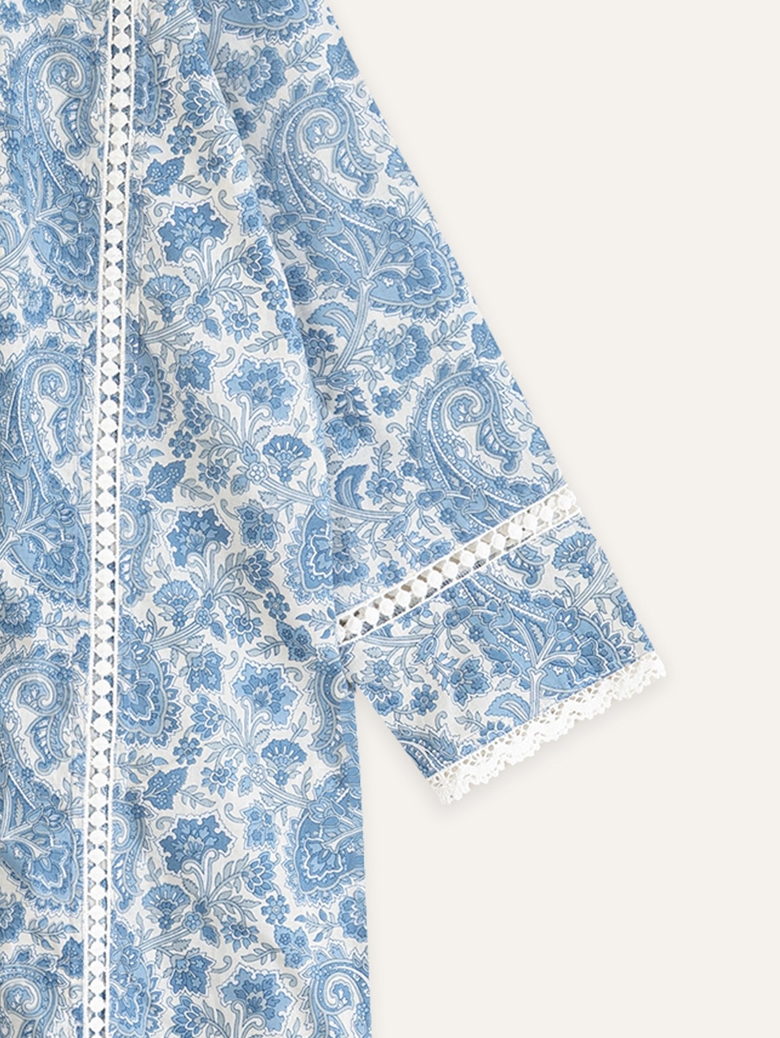 Vidisha Cotton Printed Straight Kurta - AINA