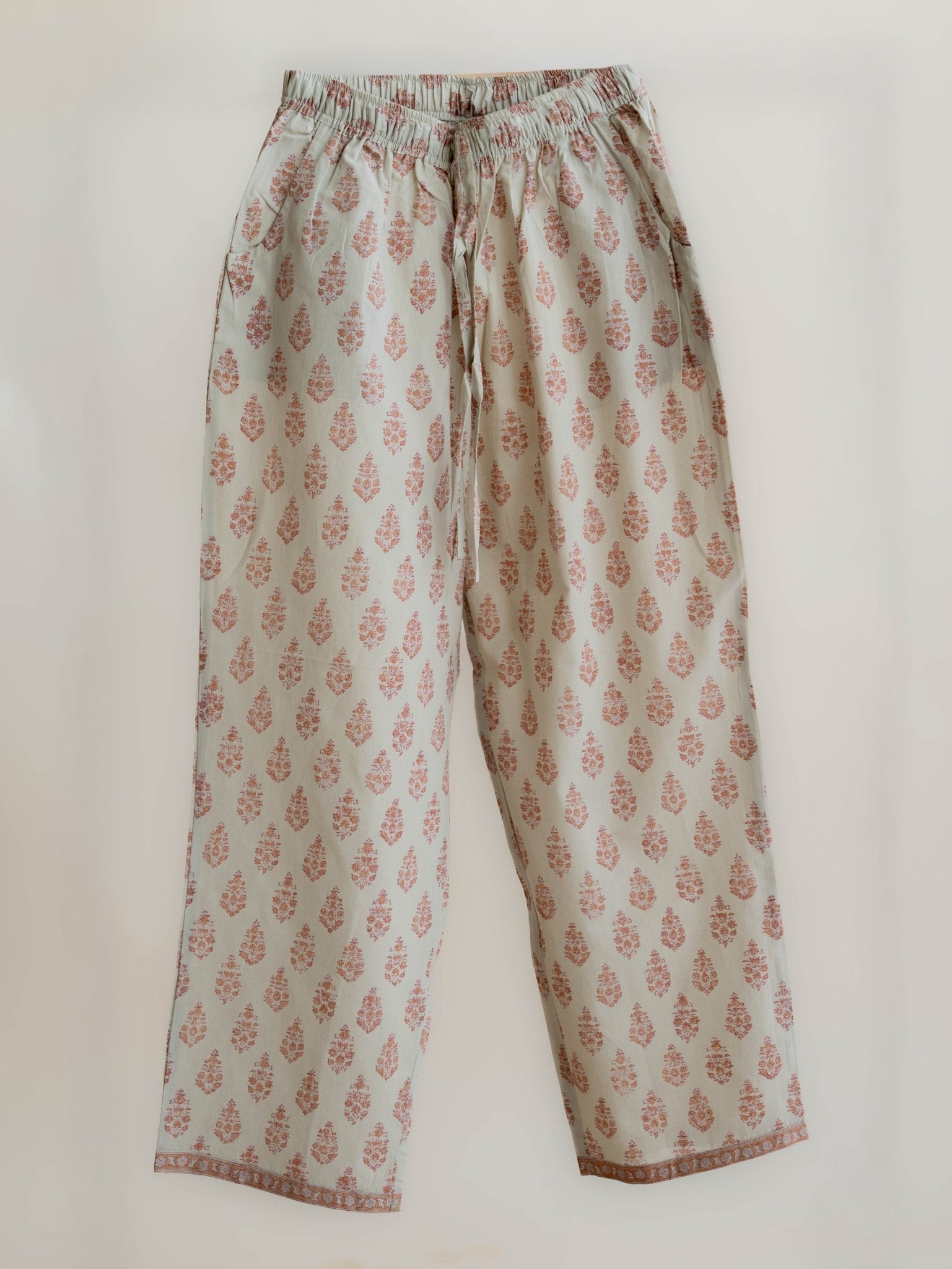 Vinya Cotton Block Printed Palazzo - AINA