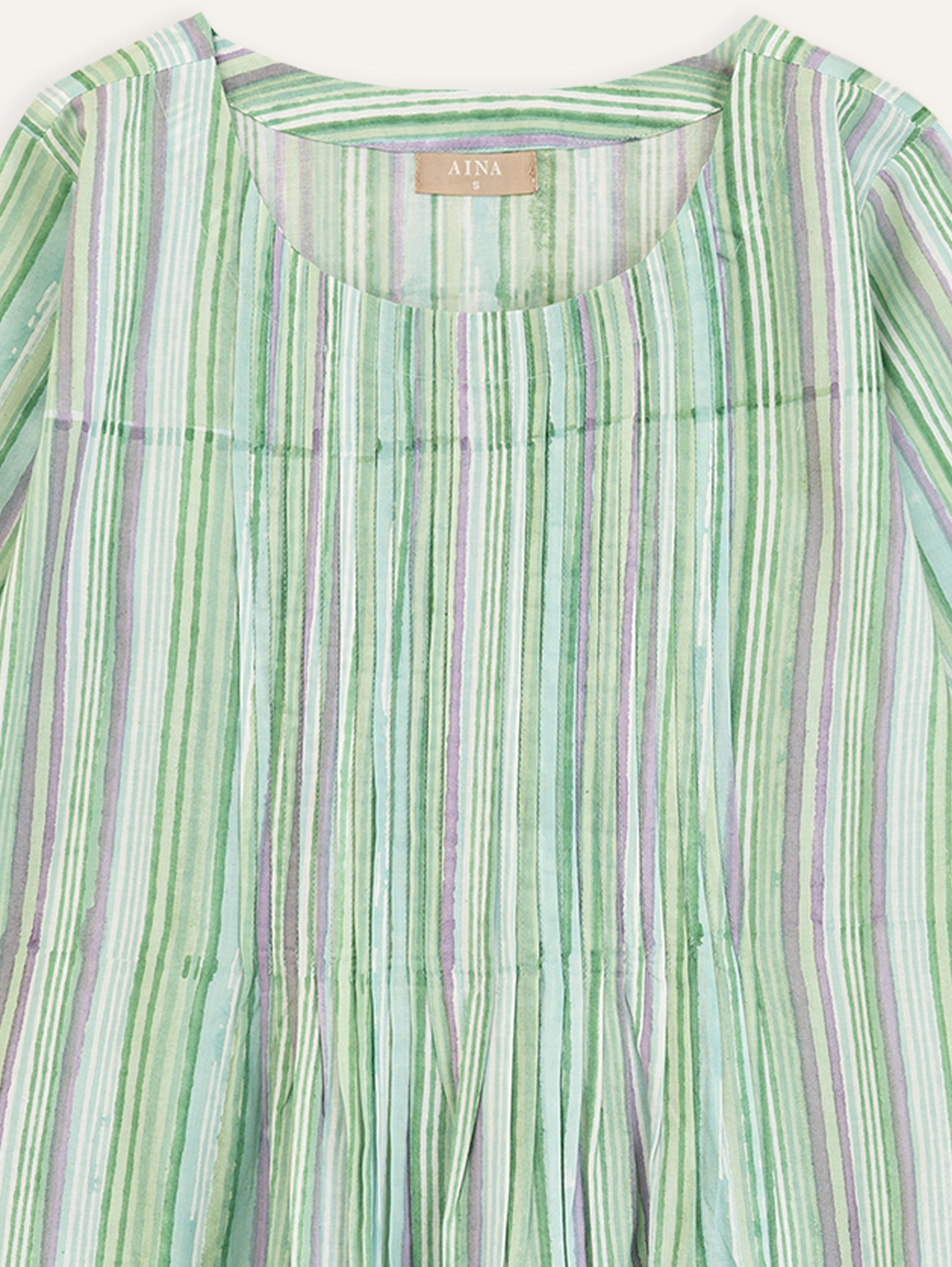 Sanha Cotton Block Printed Embroidered A-Line Kurta