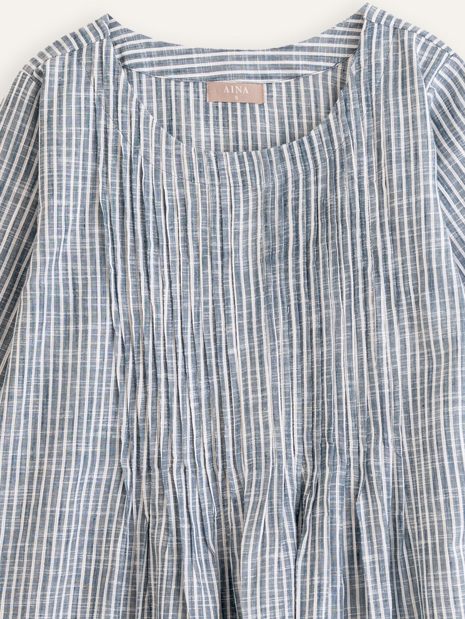 Zakiya Cotton Handloom Embroidered A Line Kurta - AINA