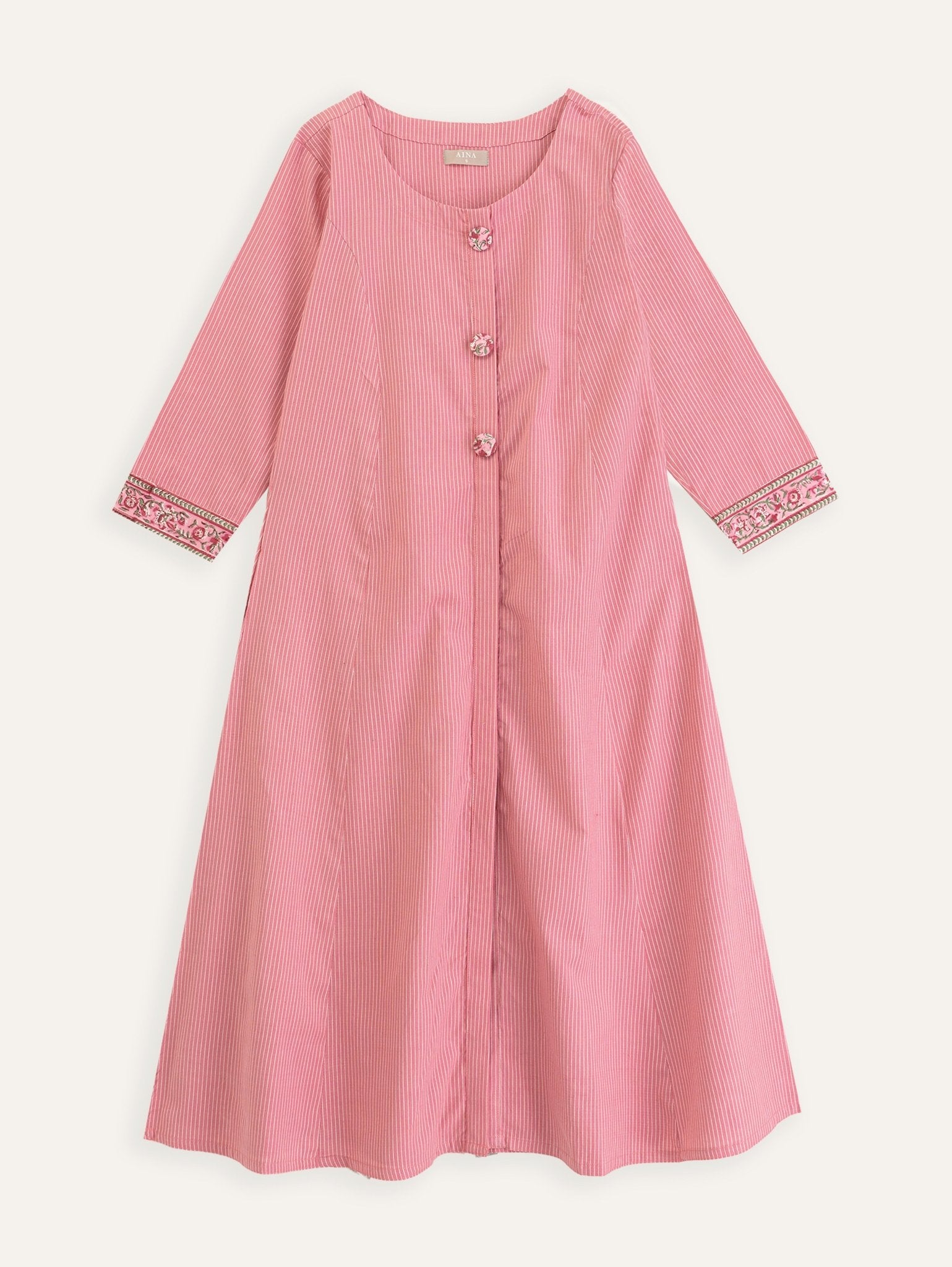Zansi Cotton Handloom A - Line Kurta - AINA