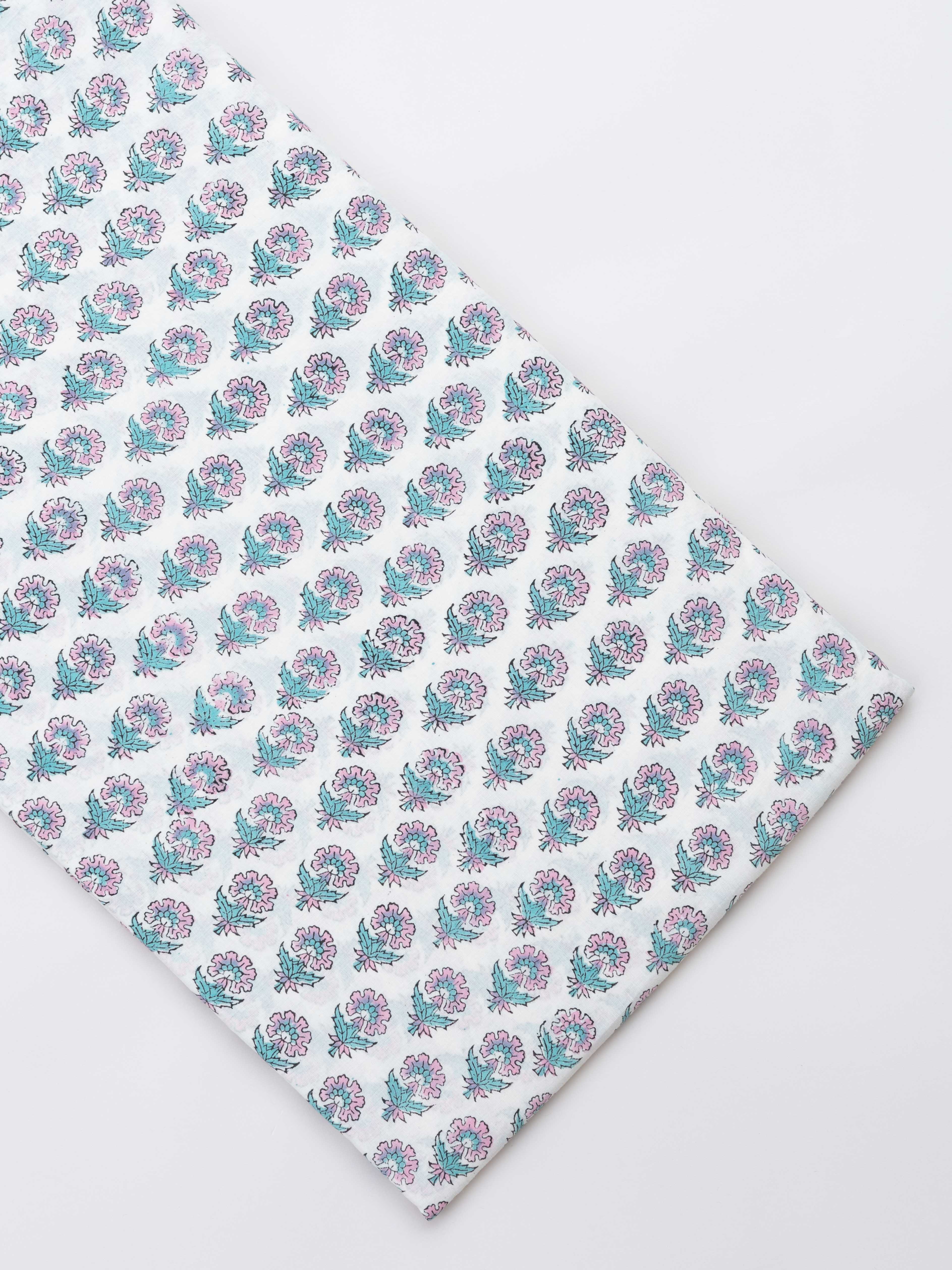 Cotton Hand Block Print Fabric