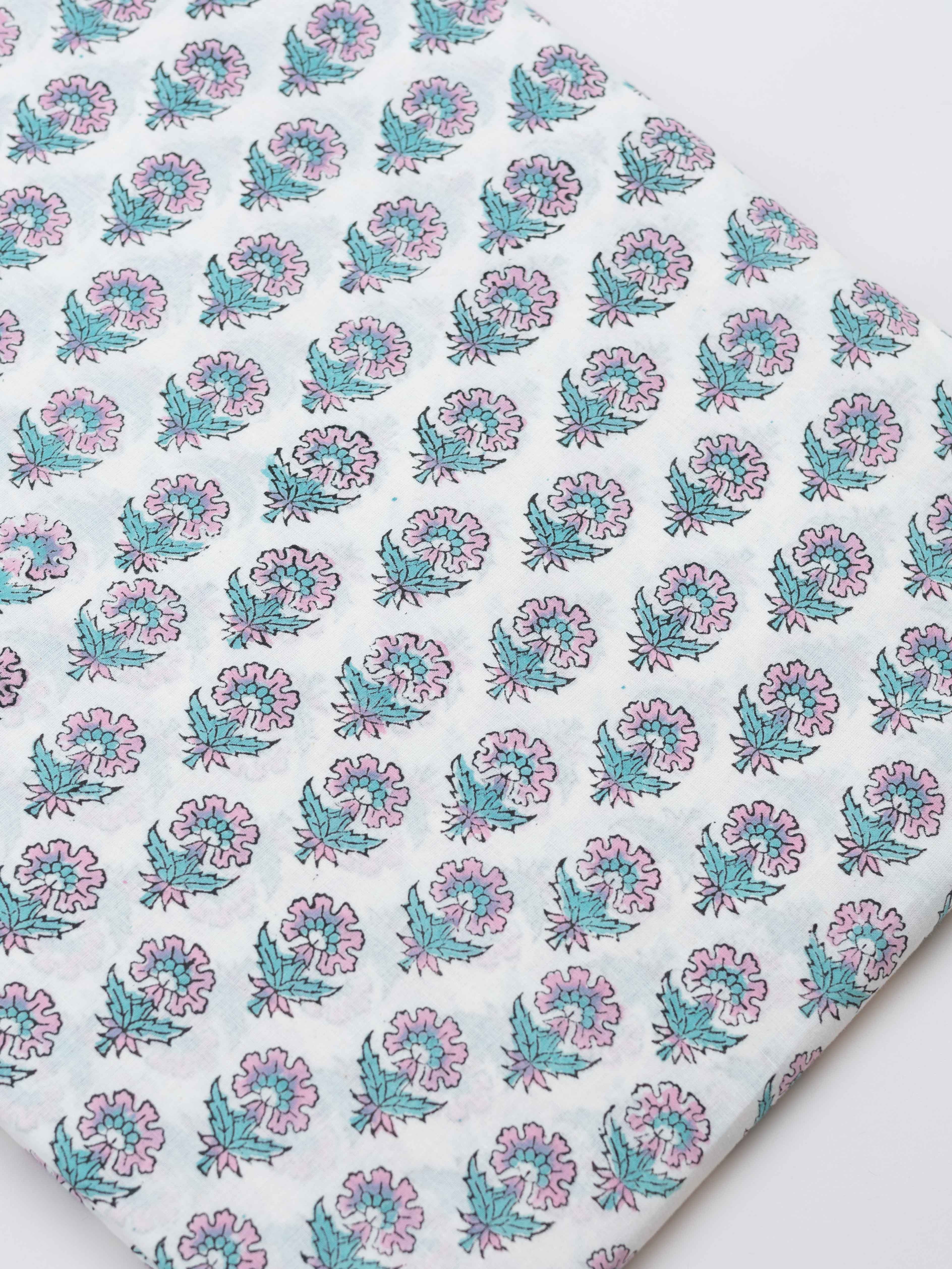 Cotton Hand Block Print Fabric