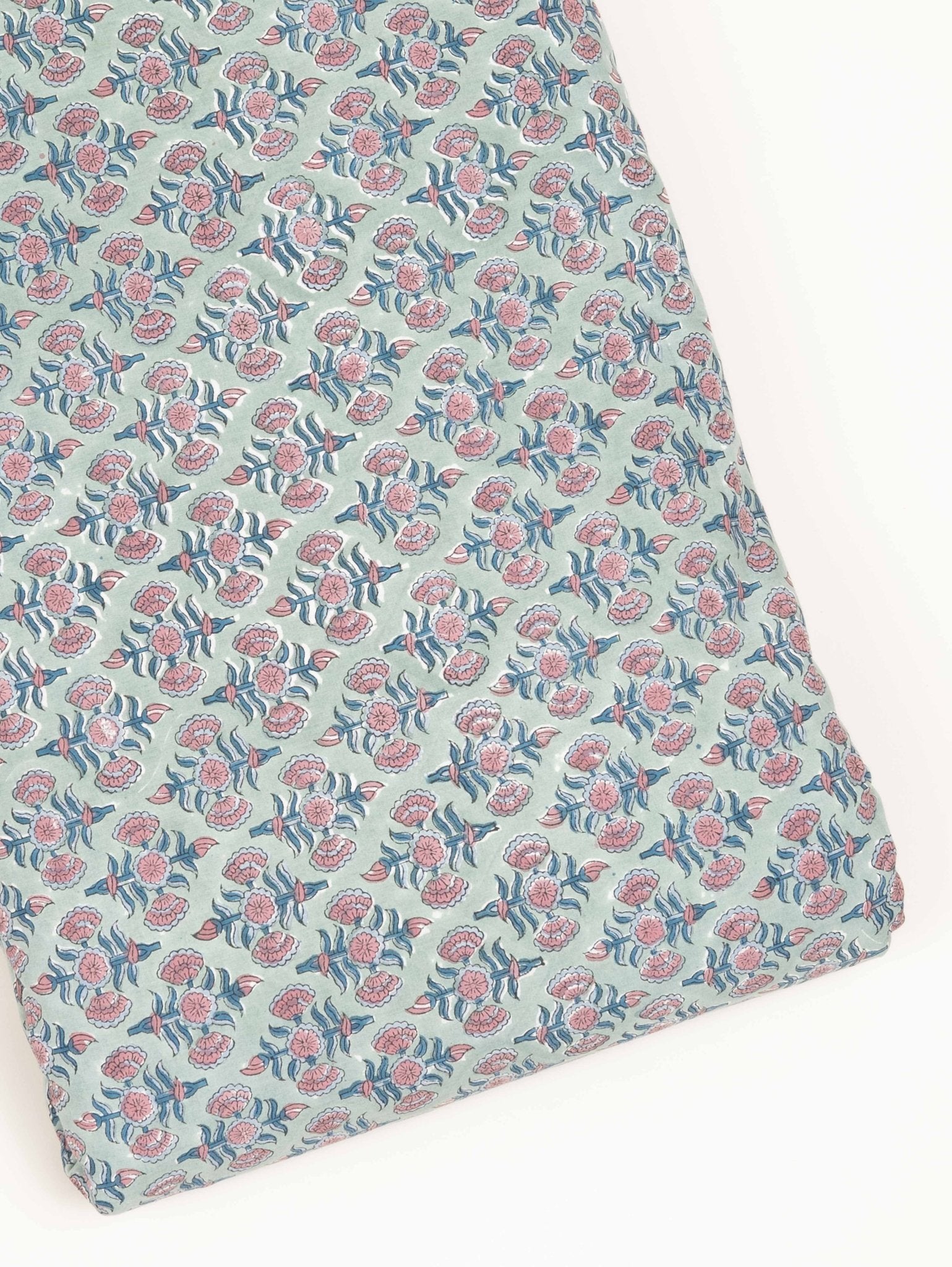 Cotton Hand Block Print Fabric - AINA