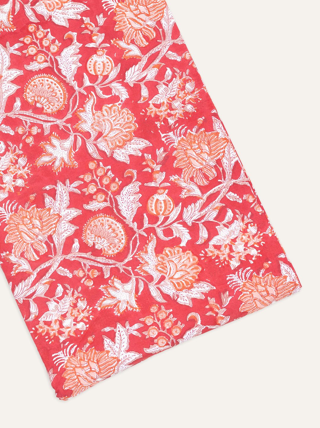 Cotton Hand Block Print Fabric - AINA