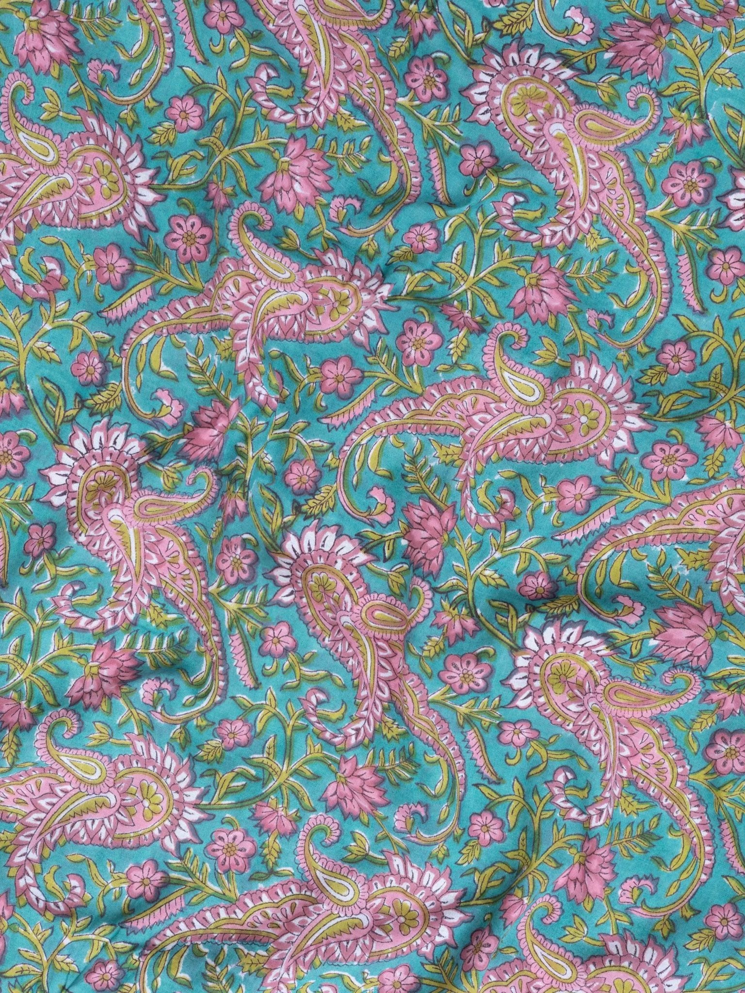 Cotton Hand Block Print Fabric - AINA