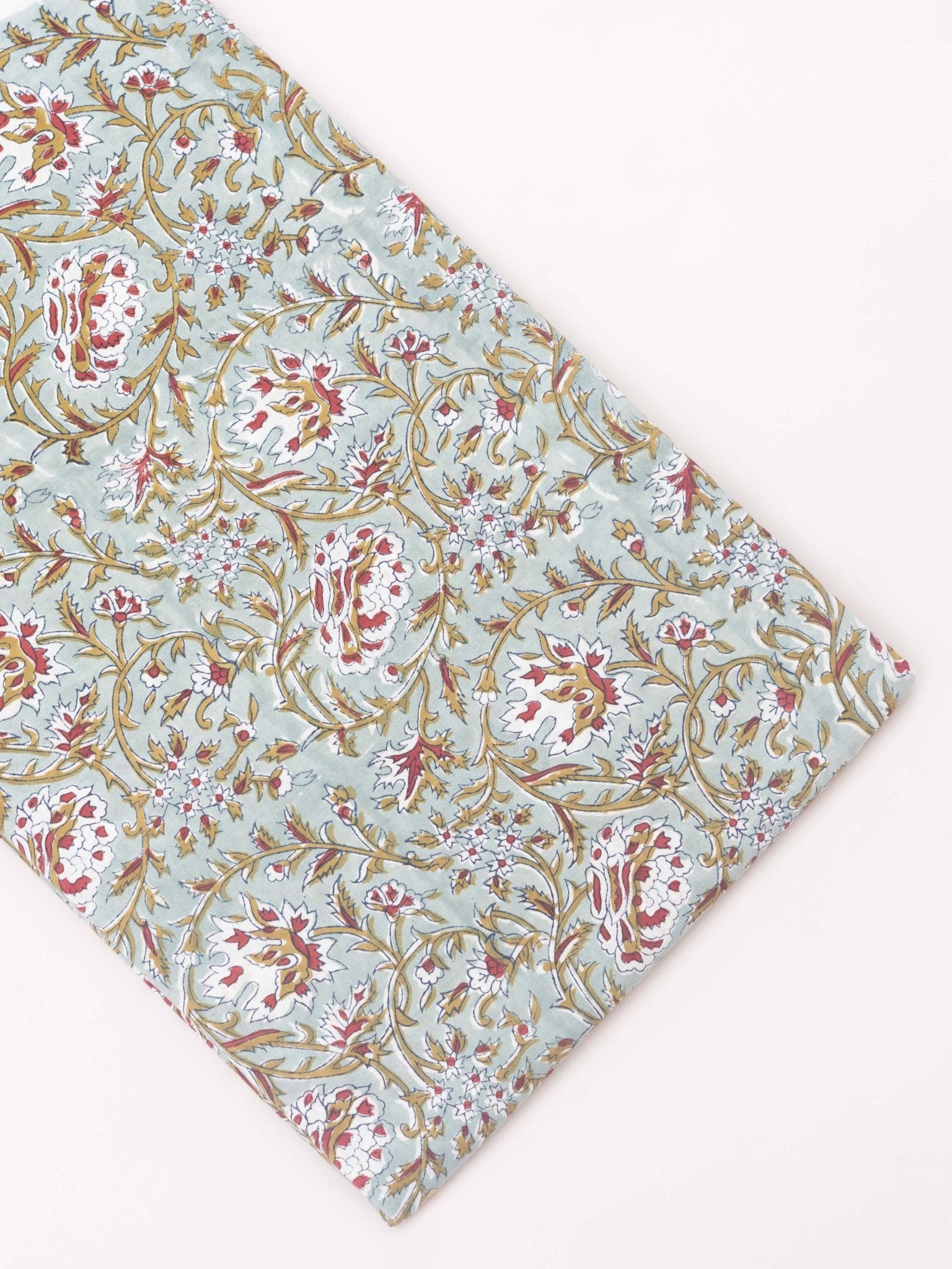 Cotton Hand Block Print Fabric - AINA