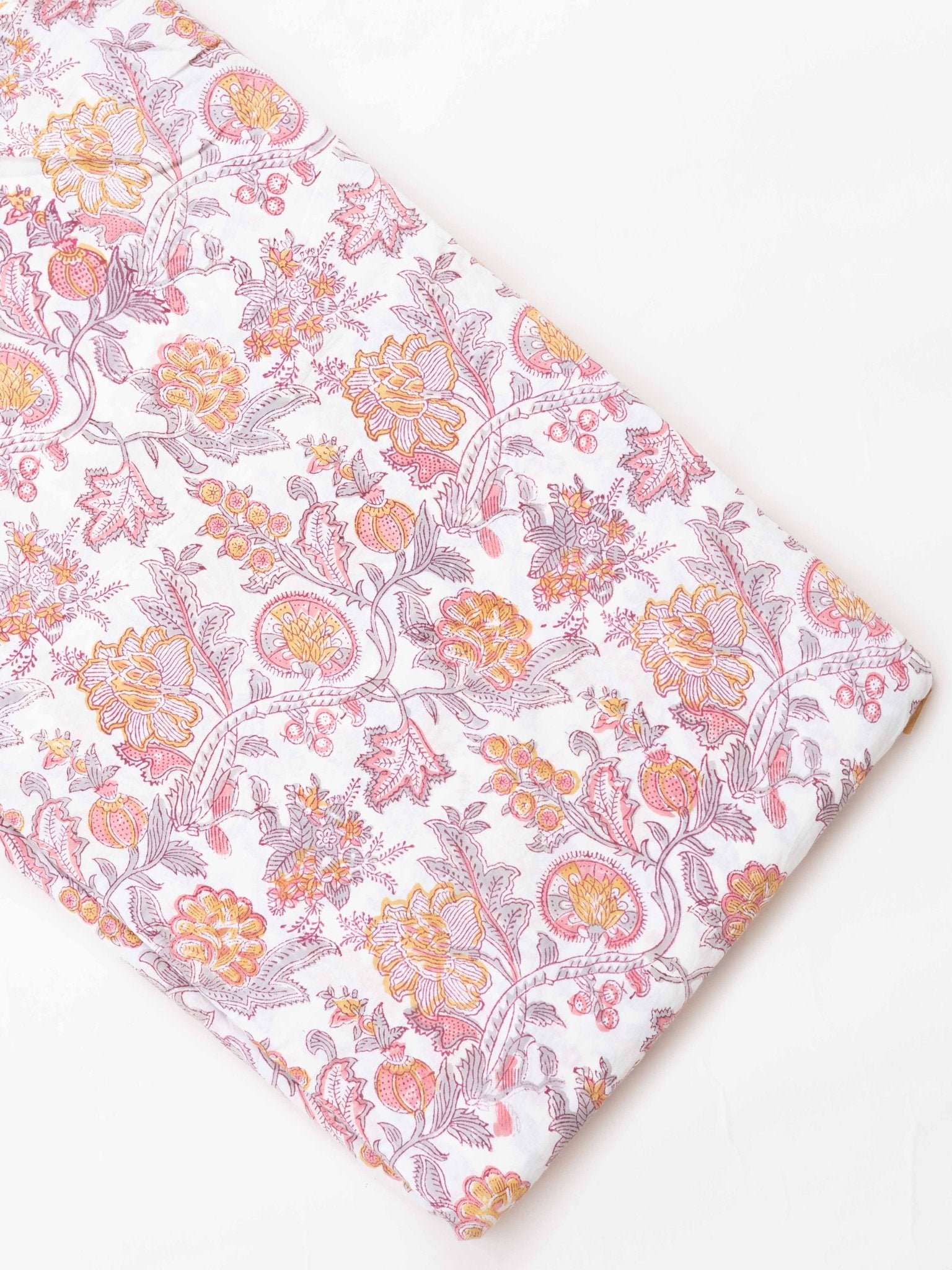 Cotton Hand Block Print Fabric - AINA