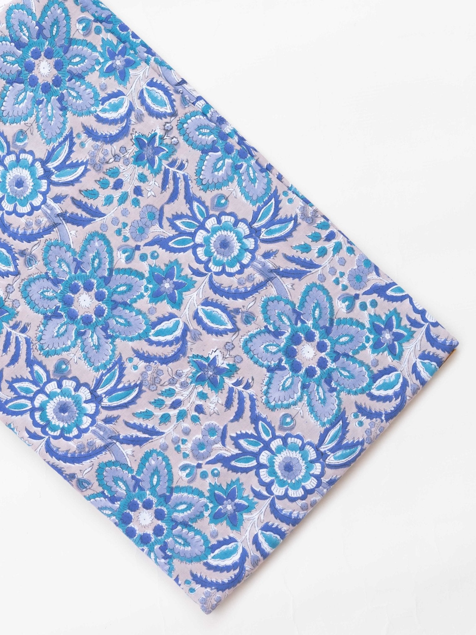 Cotton Hand Block Print Fabric - AINA