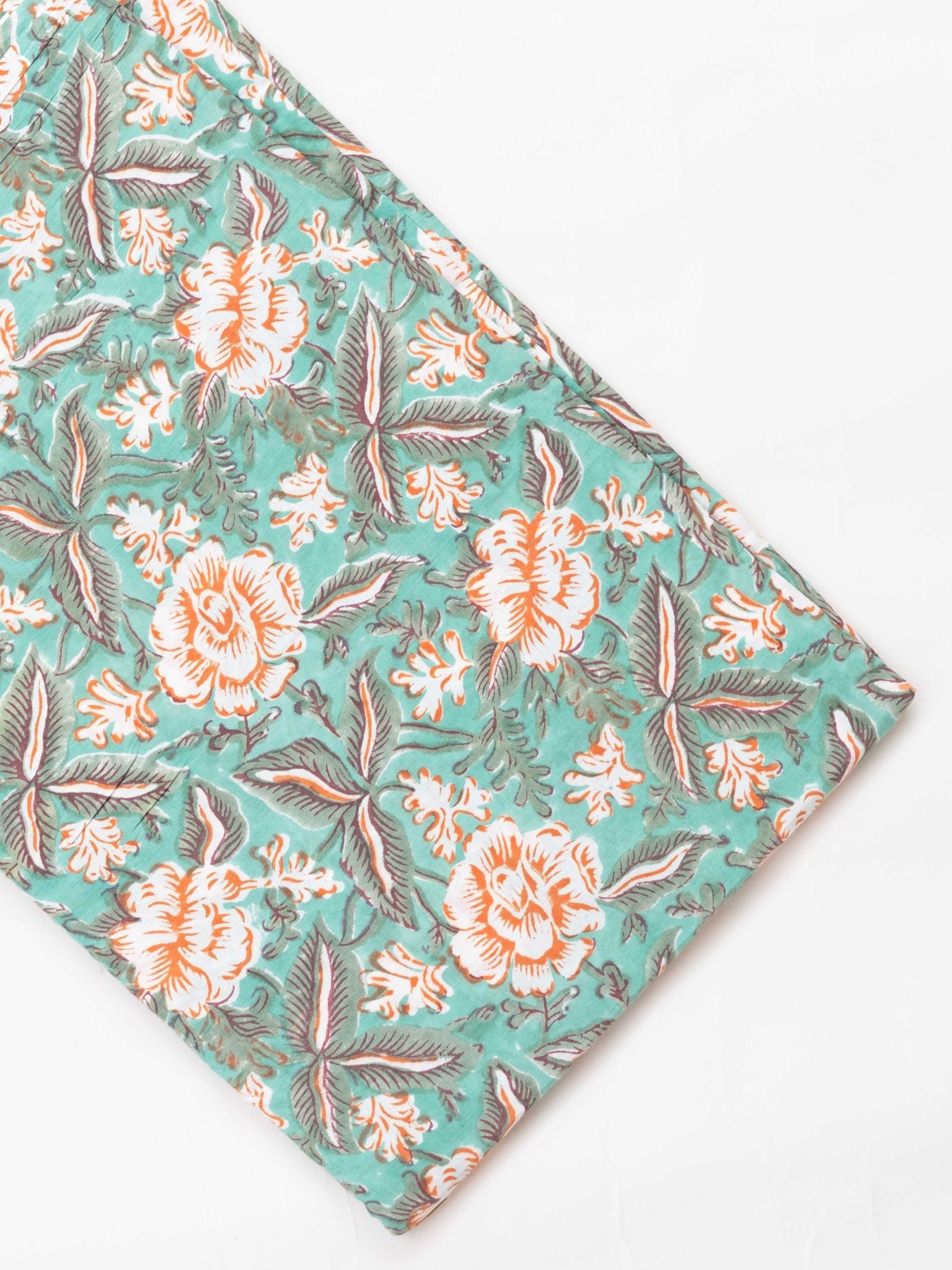 Cotton Hand Block Print Fabric - AINA