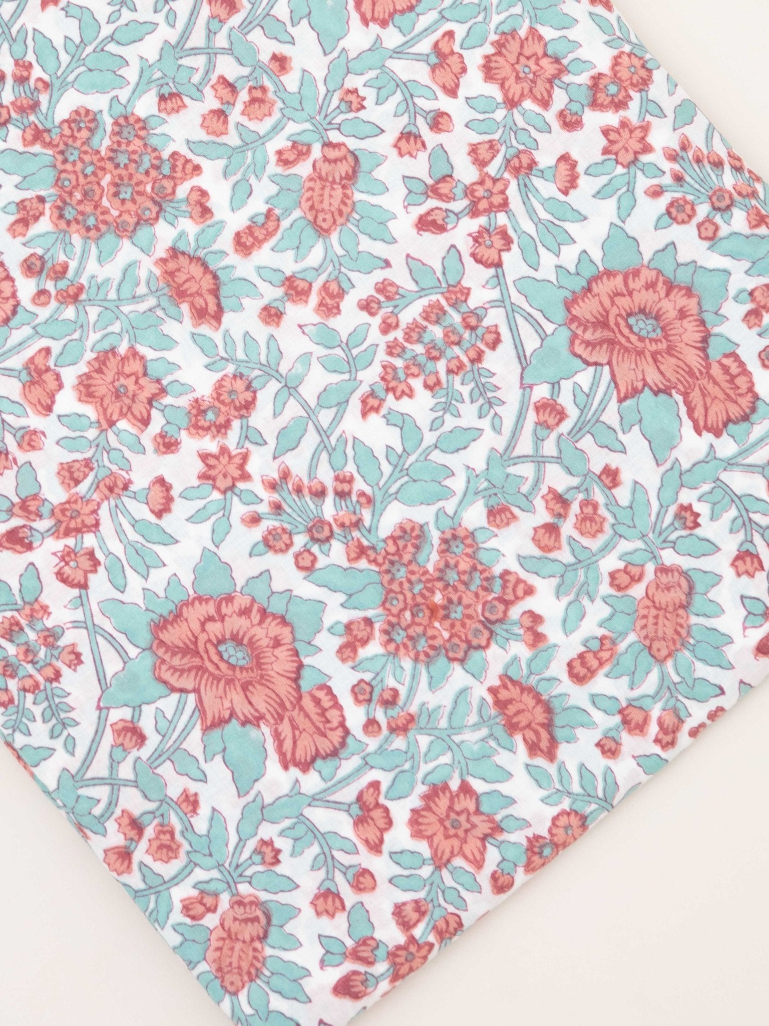 Cotton Hand Block Print Fabric - AINA