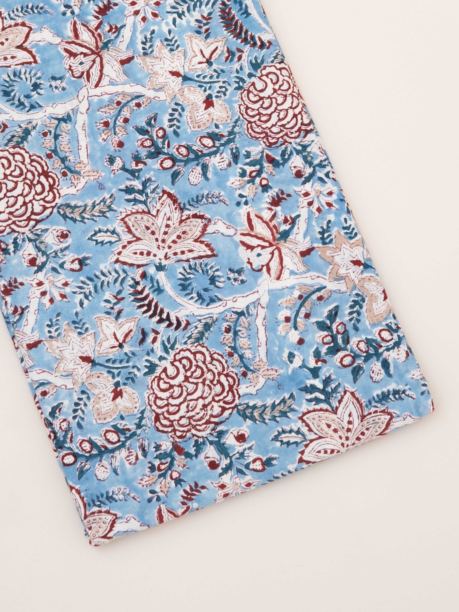 Cotton Hand Block Print Fabric - AINA