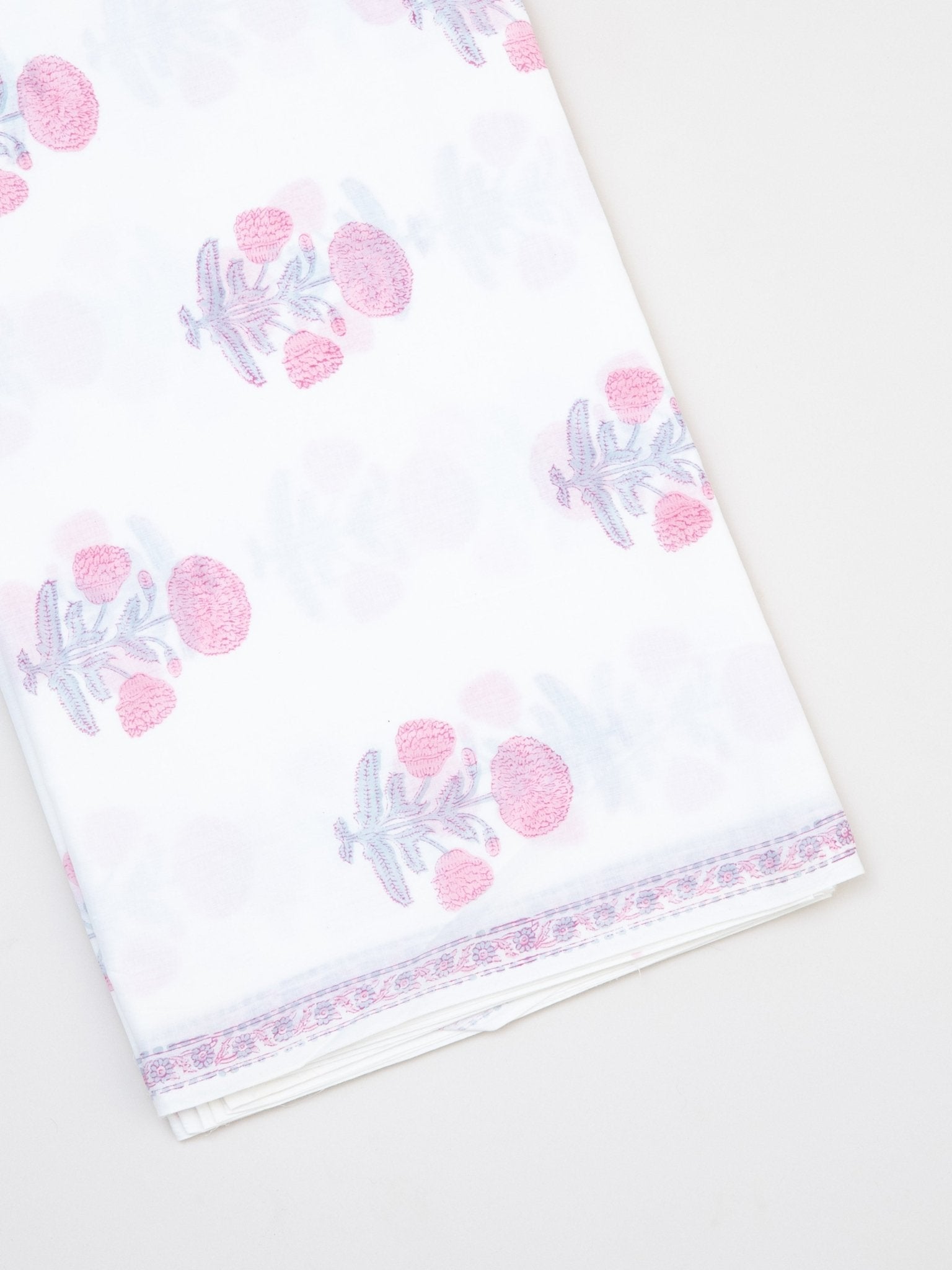 Cotton Hand Block Print Fabric - AINA